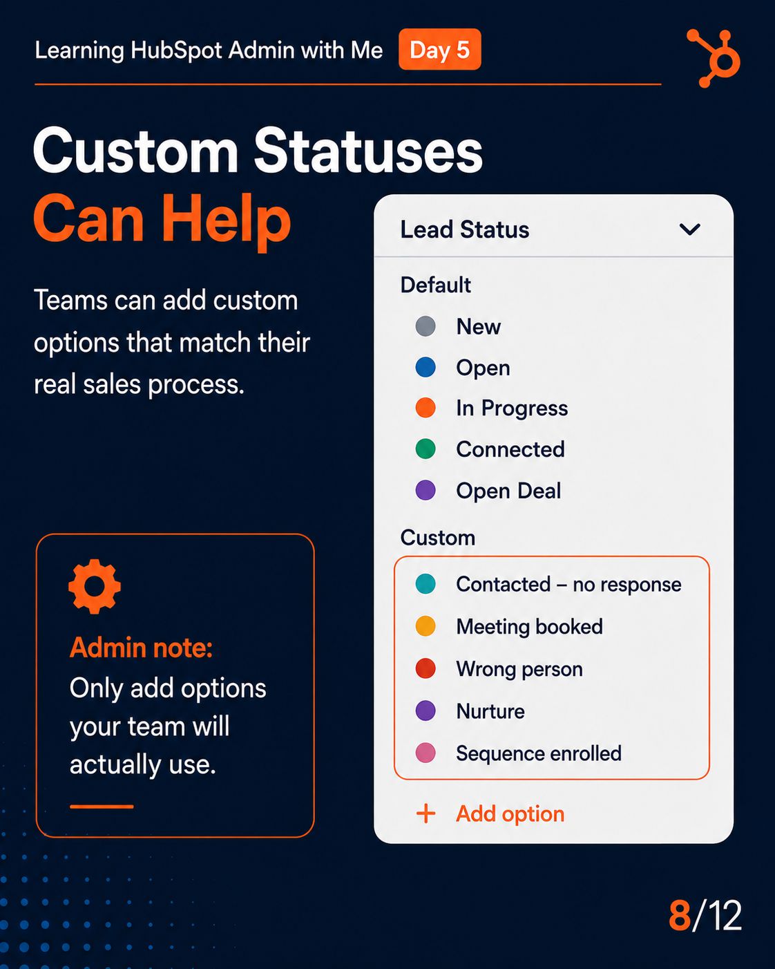 HubSpot Lead Status slide 6