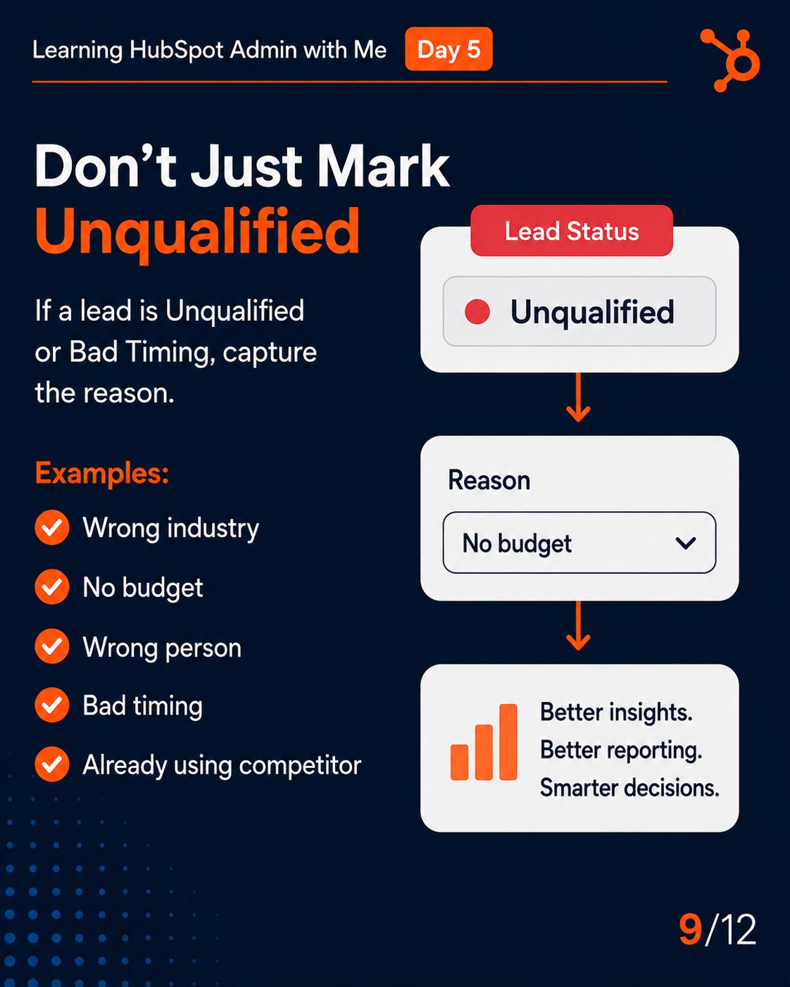 HubSpot Lead Status slide 7