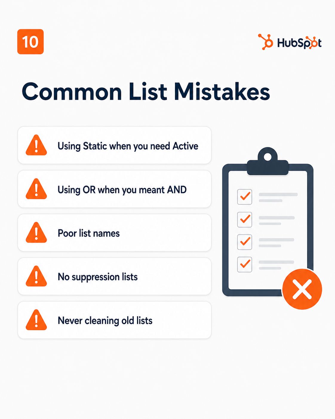 HubSpot Lists slide 8