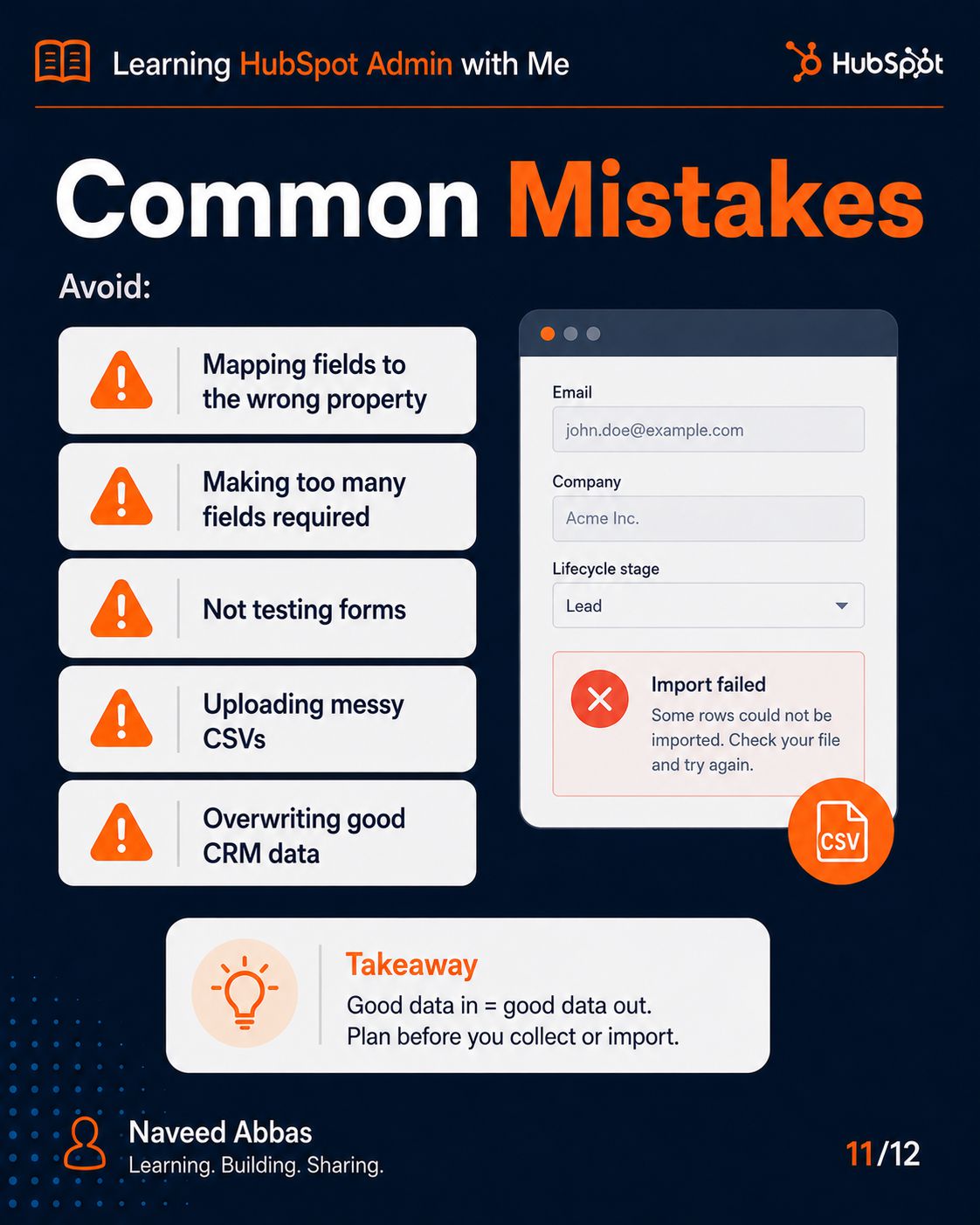 HubSpot Forms & Imports slide 9